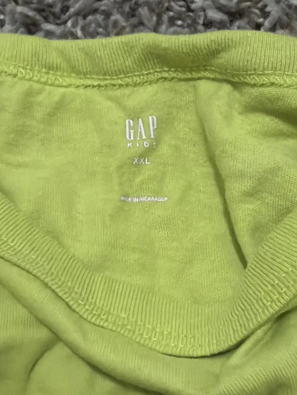 GAP Kids Boys Soccer Green Long Sleeve Shirt XXL